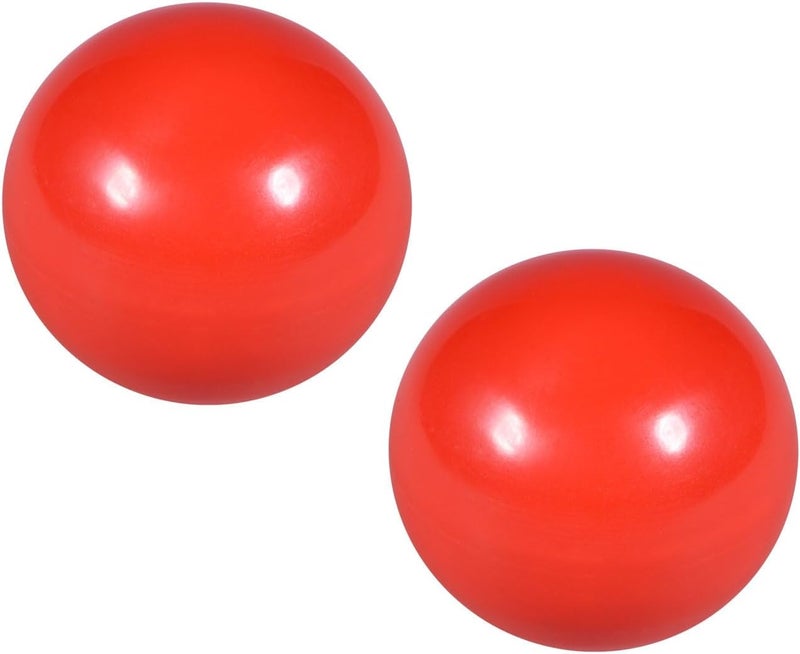 CoCud Thermoset Ball Knobs, M10 Female Thread 40mm Diameter, Plastic Metric Hand Screw Grip Red - (Applications: for Lathe Machinery Lever Handle), 2-Pieces - Image 1